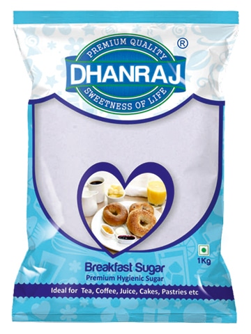 Dhanraj Sugars Pvt. Ltd.- Supplier of Crystal White Breakfast Sugar